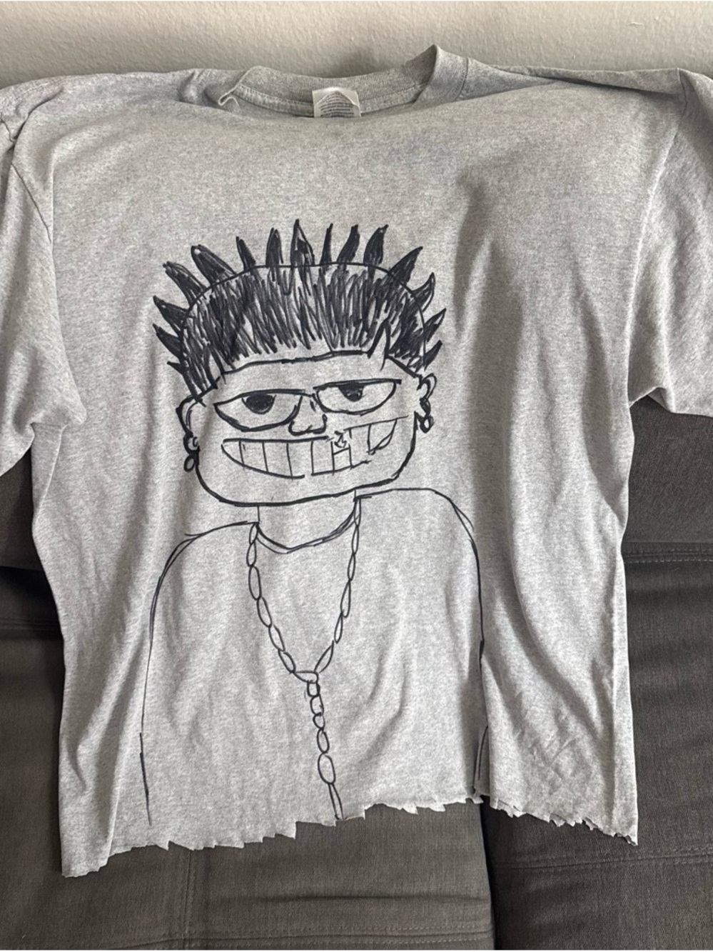 Men’s Gray Graphic Tee